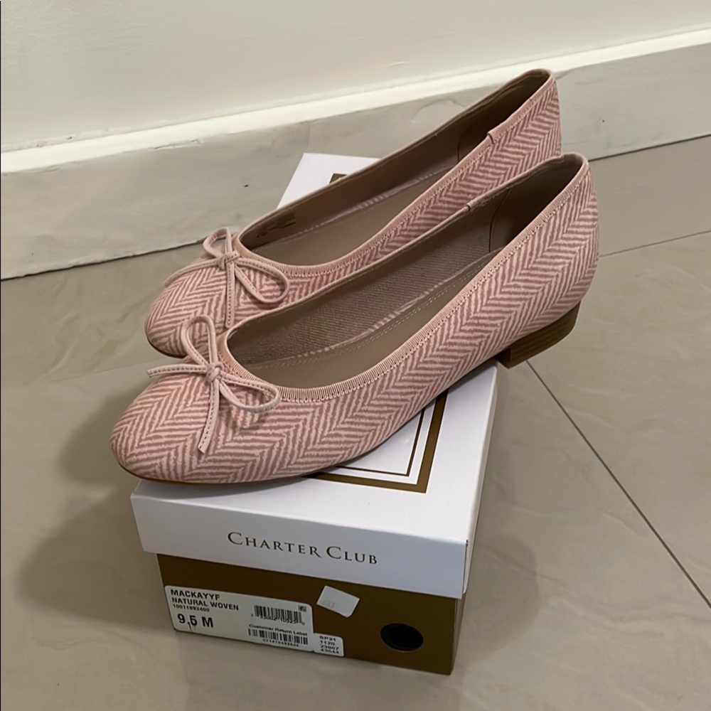 Charter Club Pink Ballet Flats